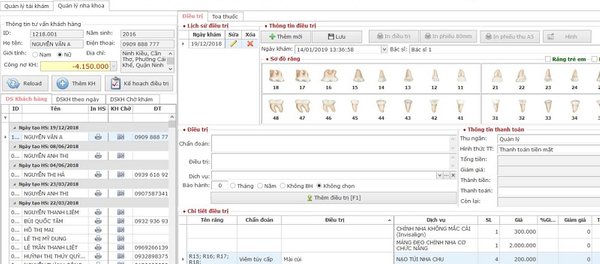 phần mềm quản lý nha khoa Nextsoft