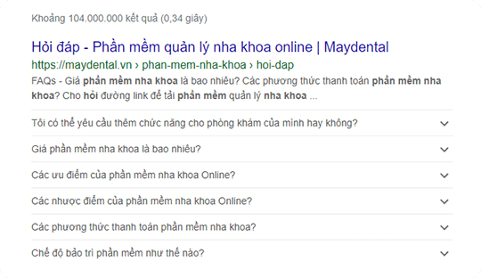 Viết hỏi đáp nha khoa đúng chuẩn Google